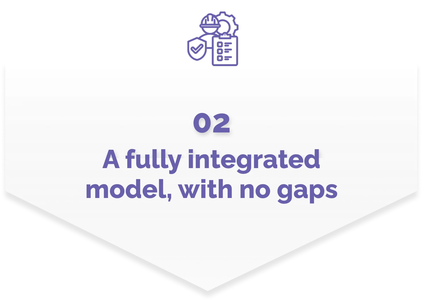 02 — A fully integrated model, with no gaps