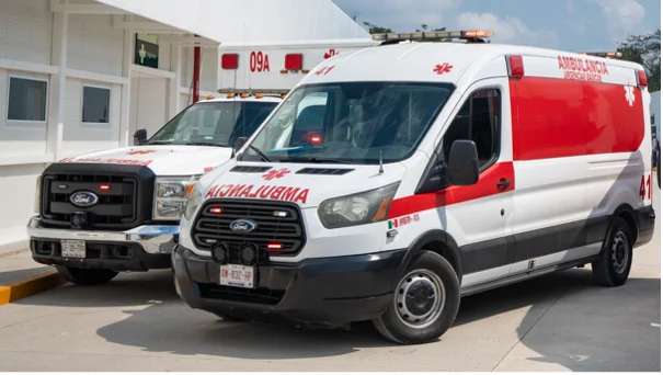 Ambulancias equipadas para traslado de pacientes