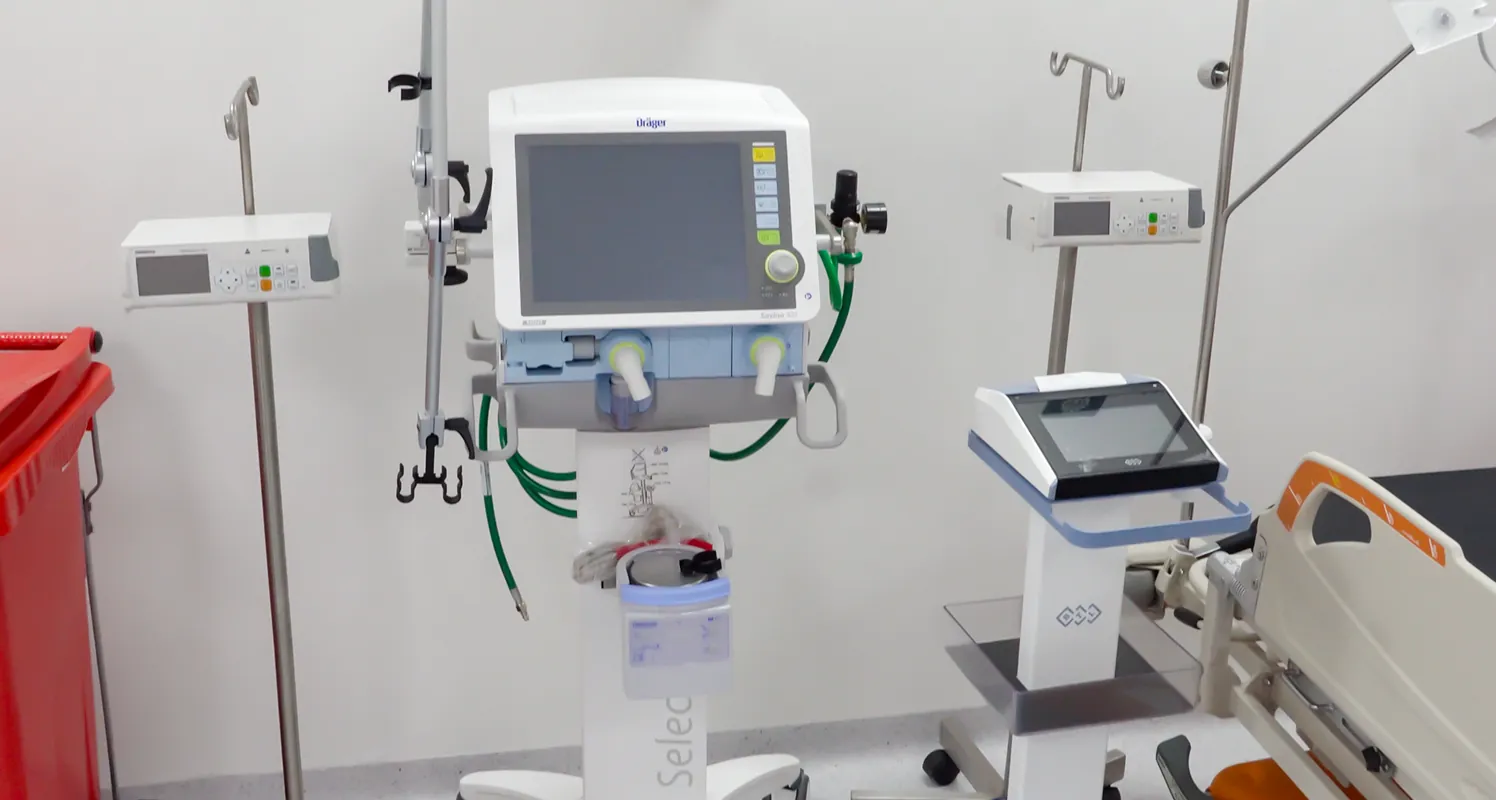 Bomba de infusión en una unidad de hospitalización